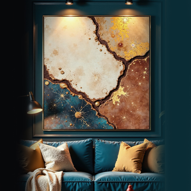Celestial Textured Art image